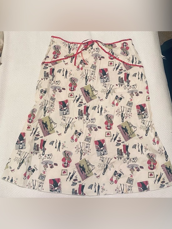 Simply Irresistible Dresses & Skirts - Vintage Cotton A-Line Skirt one of a kind